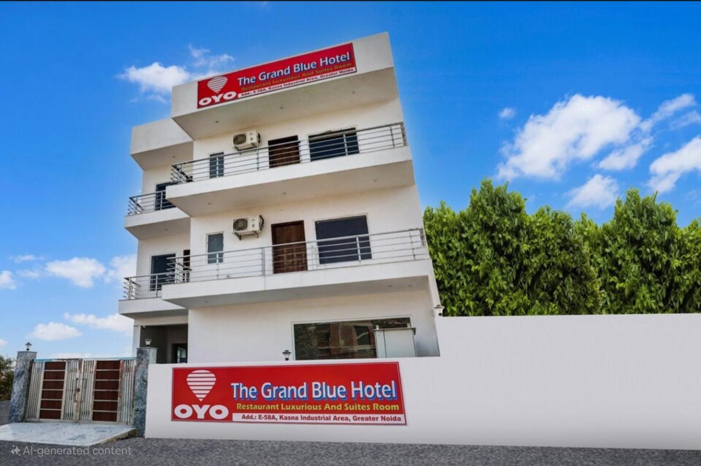 The Grand Blue Hotel Greater Noida Exterior photo